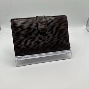 Chocolate Epi Kisslock Wallet